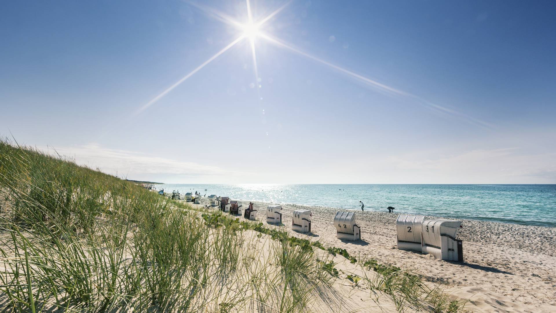 Beach hotel in Germany