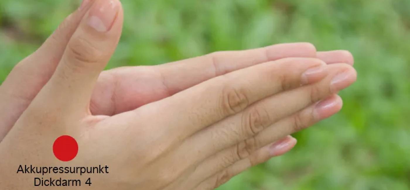 Acupressure point for self-treatment main image