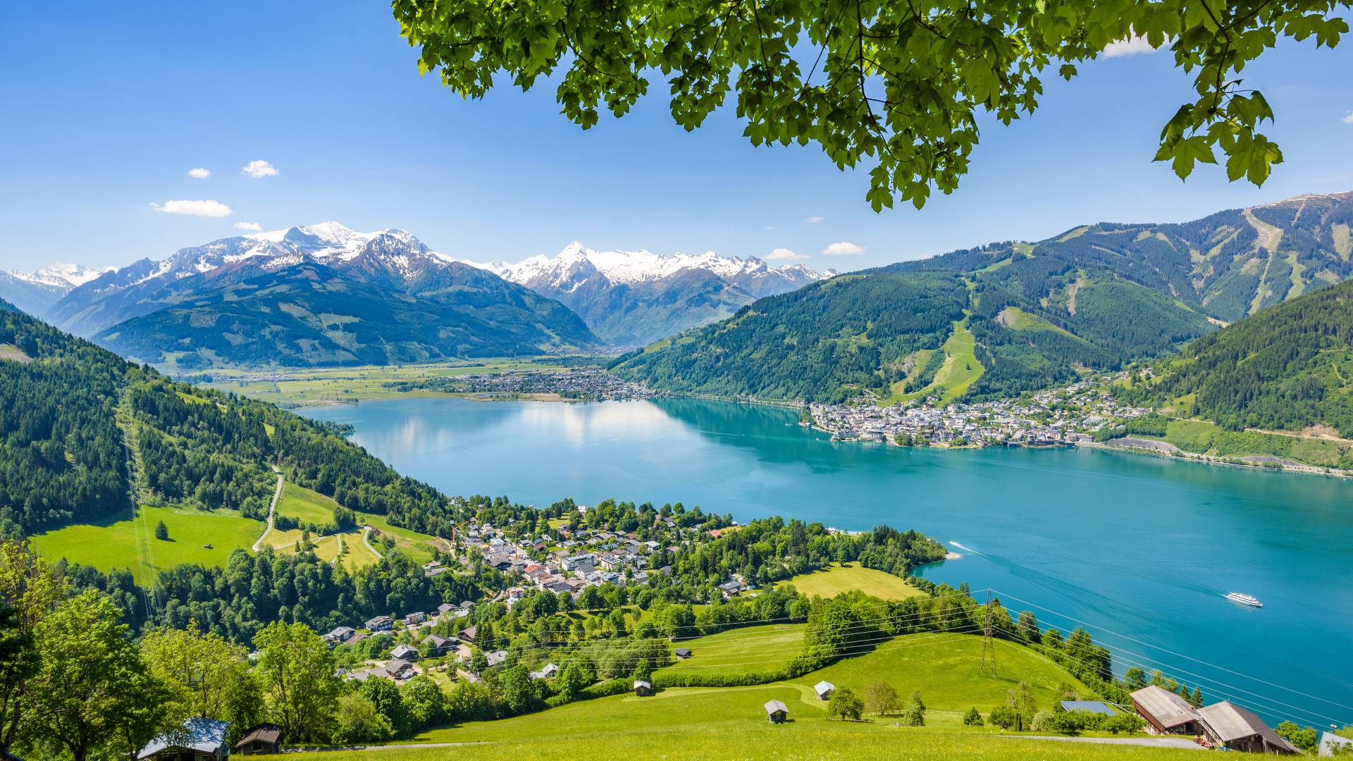 Salzburger Land See Landschaft Zell am See im Pinzgau