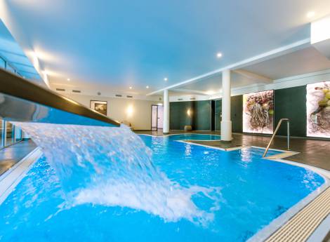Der Well & Wine Spa Bereich im Hotel Kessler-Meyer Symbolfoto