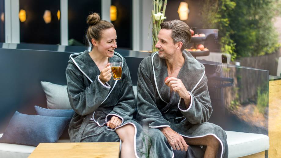 Der Well & Wine Spa Bereich im Hotel Kessler-Meyer Symbolfoto